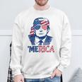 'Merica Trump Happy 4Th Of July Trump American Flag Sweatshirt Gifts for Old Men