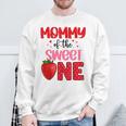 Mommy Of The Sweet One Strawberry Birthday Family Party Sweatshirt Gifts for Old Men