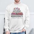 Neurodiversity Celebrate The Spectrum Brain Autism Awareness Sweatshirt Gifts for Old Men