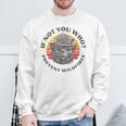 If Not You Who Vintage Smokey Bear 80S Sunset Sweatshirt Gifts for Old Men