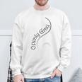 Openly Gray Gray Hair Salt And Pepper Sweatshirt Gifts for Old Men