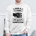 Papa & 3 Söhne Die Besten Komplizen Papa 3 Söhne Sweatshirt Geschenke für alte Männer