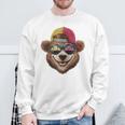 Papa Bär Papa Bear Lustig Für Papa Spruch Lustig Raglan Sweatshirt Geschenke für alte Männer