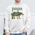 Papa Bär Camo Camo Papa Bär Passender Familienbär Raglan Sweatshirt Geschenke für alte Männer