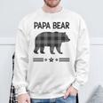 Papa-Bär In Schwarz-Weiß Kariertem Bär Sweatshirt Geschenke für alte Männer