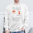 Papa Des 1 Basketball -Basketballson 1 Jahren 1 Jahre Alt Sweatshirt Geschenke für alte Männer