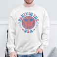 Party In The Usa 4Th Of July Preppy Smile Sweatshirt Gifts for Old Men