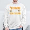 Patchwork Papa Gemeinsam Sind Wir Stark Bonus Papa Spruch Sweatshirt Geschenke für alte Männer