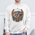 Pharaoh's Horses Vintage Traditional Tattoo Artist Flash Ink Sweatshirt Gifts for Old Men