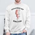 Powered By Bacon Meat Lovers Sweatshirt Gifts for Old Men