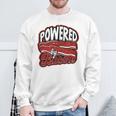 Powered By Bacon Morning Bread And Butter With Bacon Sweatshirt Gifts for Old Men