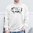 Praise The Lard Bbq Pig Sweatshirt Gifts for Old Men