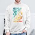 Primary School 2024 Eine Legende Primary School Graduation 2024 Sweatshirt Geschenke für alte Männer