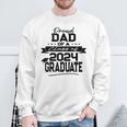 Proud Dad Class Of 2024 Graduate Matching Family Graduation Sweatshirt Gifts for Old Men