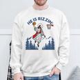 He Is Rizzin Jesus Basketball Easter Religious Sweatshirt Gifts for Old Men