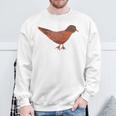 Robin Graphic Backyard Bird Lovers Sweatshirt Gifts for Old Men