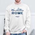 Rome Vintage Rome Travel Italy Souvenirs Sweatshirt Gifts for Old Men