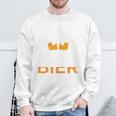 Saufen Der Tut Nix Der Will Nur Bier Papa Braucht Bier Sweatshirt Geschenke für alte Männer