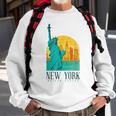 Statue Of Liberty Retro Vintage New York City Nyc Ny Sweatshirt Gifts for Old Men