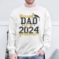 Stolzer Papa Einer Klasseon 2024 Absolventen-Abschluss Sweatshirt Geschenke für alte Männer