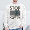Stop And Capture Fotografen Lustige Fotografie Sweatshirt Geschenke für alte Männer