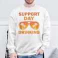 Support Day Drinking Summer Beach Vacation Sweatshirt Gifts for Old Men