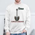 Texas Cinco Squad Cinco De Mayo Music Guitar Sweatshirt Gifts for Old Men