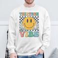 Thirn Is A Vibe 13Th Birthday Smile Face Hippie Boys Girl Sweatshirt Gifts for Old Men