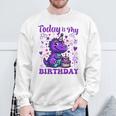 Today Is My Birthday Dinosaurier Party Dekorationen Sweatshirt Geschenke für alte Männer