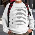 Track Your Long Hair Length Check Hair On The Back Of The Sweatshirt Gifts for Old Men