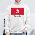 Tunesien Flagge Deko Araber Afrika Damen Herren Tunisiyya Sweatshirt Geschenke für alte Männer