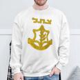 Tzahal Israel Defense Forces Idf Israeli Military Army Sweatshirt Gifts for Old Men