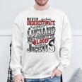 Never Underestimate Luciano Family Name Sweatshirt Gifts for Old Men