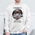 Usa 2024 Solar Eclipse Astronaut Space Photography Sweatshirt Gifts for Old Men