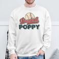 Vintage Baseball Poppy Retro Baseball Pride Sweatshirt Gifts for Old Men