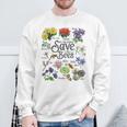 Vintage Botanical Save The Bees Sweatshirt Gifts for Old Men