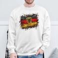 Vintage Deutsch Banner Fan Deutschland Flagge Retro Kunst Sweatshirt Geschenke für alte Männer