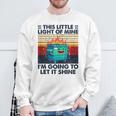 Vintage This Little Light-Of Mine Lil Dumpster Fire Sweatshirt Gifts for Old Men