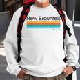 Vintage New Braunfels Tx Texas Usa Retro Sweatshirt Gifts for Old Men