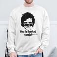 Viva La Libertad Carajo La Libertad Avanza Javier Milei Gray Sweatshirt Geschenke für alte Männer