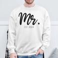 Wedding Mr Est 2024 Groom Sweatshirt Geschenke für alte Männer