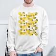 Yellow Spots Polka Dot Sweatshirt Gifts for Old Men