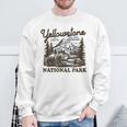 Yellowstone National Park Wyoming Sweatshirt Gifts for Old Men