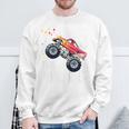 Youth 5 Year Old Monster Truck Car 5Th Birthday Boy Sweatshirt Gifts for Old Men