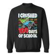 100 Days Of School T-Rex Monster Truck 100Th Day Of School Sweatshirt