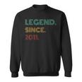 13 Years Old Legend Since 2011 13Th Birthday Sweatshirt