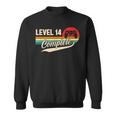 14 Wedding Anniversary For Couple Level 14 Complete Vintage Sweatshirt