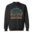 17Th Birthday 17 Year Old Vintage 2007 Limited Edition Sweatshirt