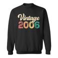 18 Year Old Vintage 2006 Made In 2006 18Th Birthday Sweatshirt