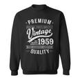 1959 Vintage 2024 65Th Birthday For Men Sweatshirt